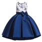 Gaby Chic Toddler Princess Navy Blue Occasion Dress - Gabriellesboutique