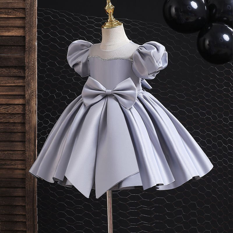Gaby Chic Toddler Princess Gray Occasion Dress 3Y+ - Gabriellesboutique