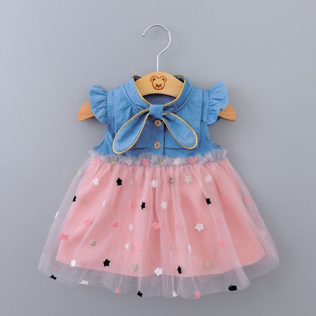 Gabrielle's Star Dotted Dress 0-2Y