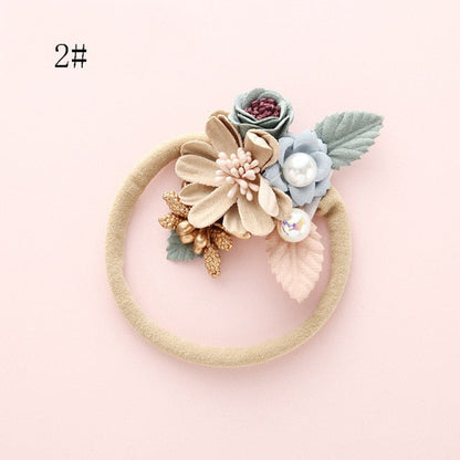 Gabys Exquisite: Floral Pearl Design Headband