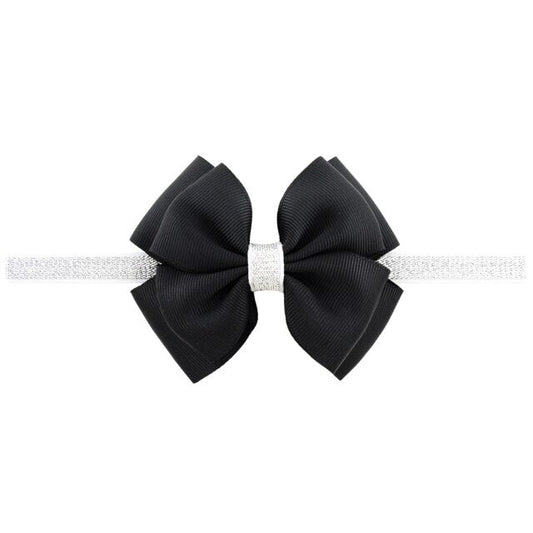 Gaby Bow's: Fancy Big Bow with Silver lining.