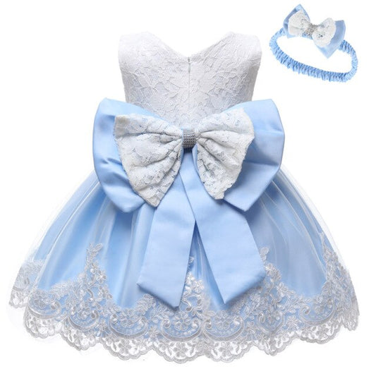 Mia Collection: Princess Blue Formal Dress 0-2 Y - Gabriellesboutique
