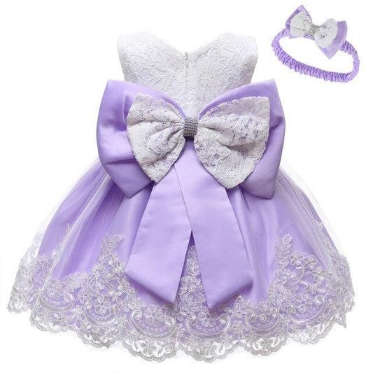 Mia Collection: Princess Purple Formal Dress 0-2 Y - Gabriellesboutique