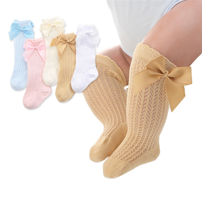Gaby's Bowknot Cotton Baby Socks 0-2Y - Gabriellesboutique