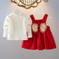 Gabrielle Collection: Red Christmas Dress 0-2Y - Gabriellesboutique