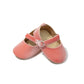 Gabys Pink Velvet Bow Shoe - Gabriellesboutique